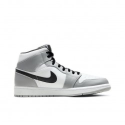 Air Jordan 1 Mid grigio fumo chiaro