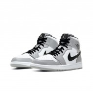 Air Jordan 1 Mid grigio fumo chiaro