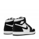 Sneakers Air Jordan 1 High OG nero bianco (Vamp con lanugine)